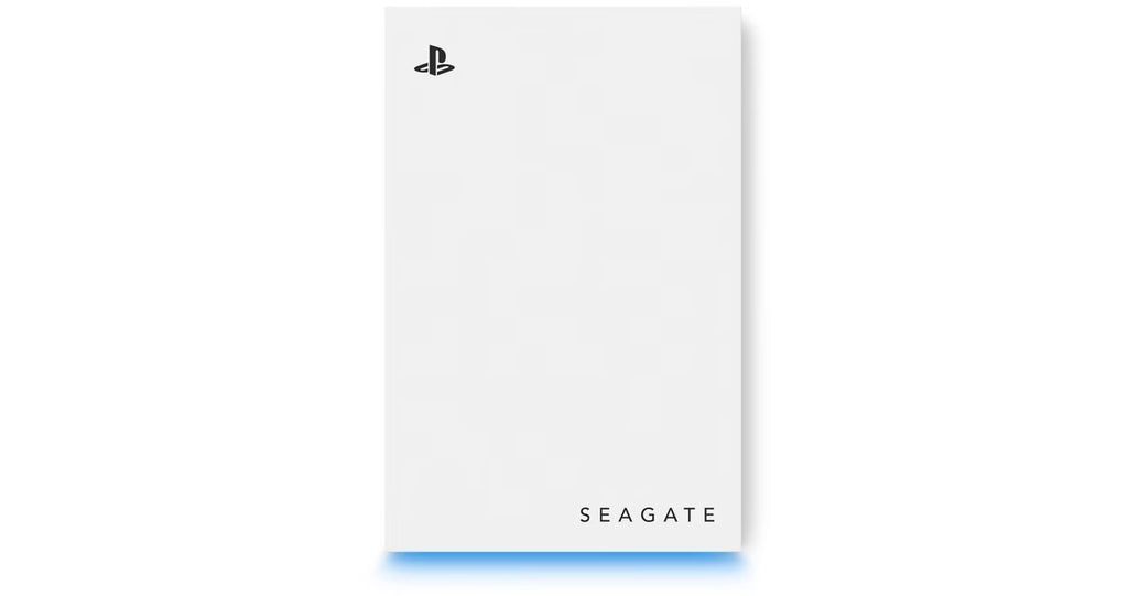 Seagate 2TB Game Drive External Hard Drive for PlayStation 5 - White